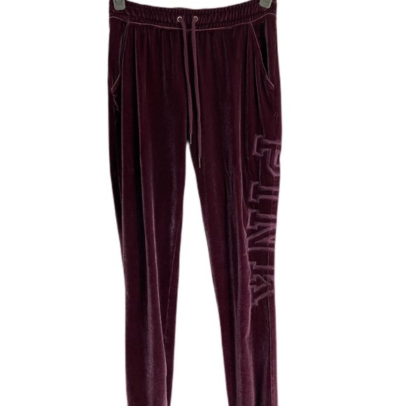 Victoria's Secret PINK SET Velour Jogger & T-Shirt - Picture 2 of 4